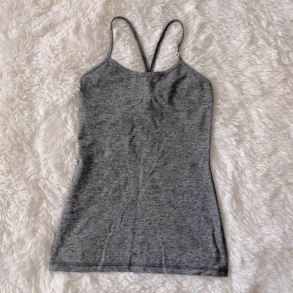 Lululemon Tank, Heathered Gray, Size 4